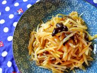 涼拌豆鼓嫩薑