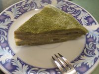 抹茶千層派