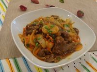 韓式牛肉辣炒年糕