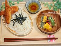 日式炸蝦烏龍冷麵【點線麵】