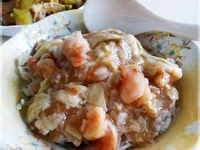 鮮蝦滑蛋燴飯
