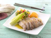 橙汁松坂肉(家香豬)