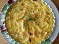 【寶寶食譜】雜菜長麵烘蛋批