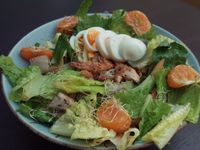 【夏日輕食】火龍果甜橘堅果雞肉沙拉