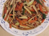 雜菜炒肉絲