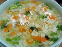 三色豆腐羹
