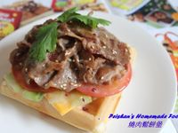 燒肉鬆餅堡