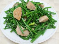 貢丸韭菜花【福壽牧草黑豬貢丸】