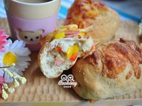 起司火腿藜麥麵包捲