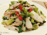 雪菜年糕