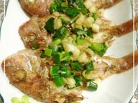 麻油蔥蒜煎魚 (福壽純芝麻油玩料理)
