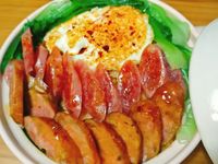 羊小窩廚房-臘腸版黯然銷魂飯