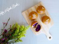 紫薯夾心全麥麵包 (少油少糖版）