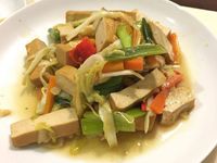 韭黃炒豆乾