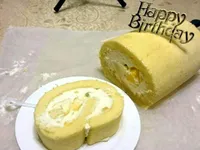 水蜜桃蛋糕捲