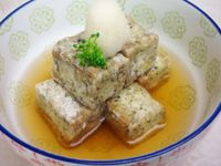 香煎芝麻豆腐