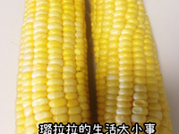 烤箱烤玉米　