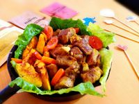 焦香骰子肉