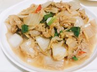 酸白菜炒肉片
