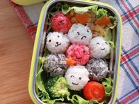 迷你丸子飯糰造型便當