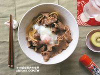 兩步驟完成牛丼(懶人煮法)