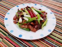 臘肉蒜炒青蔥
