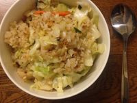 櫻花蝦高麗菜炒飯