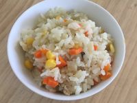 颱風天抗漲雞肉牛蒡燉飯［史雲生清雞湯］