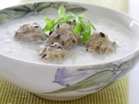 香菇丸子粥