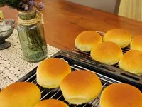 【麵包機】蔓越莓奶酥餐包 (水合法)