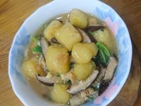 鹹地瓜湯圓