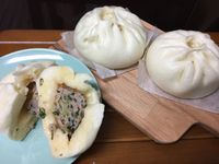 雪菜肉包
