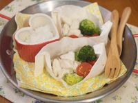 寶寶副食品「紙蒸魚」簡單又營養 ♪