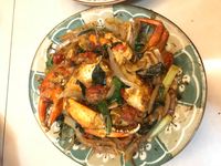 沙茶炒螃蟹
