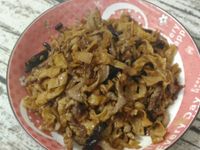 肉絲炒素魚翅