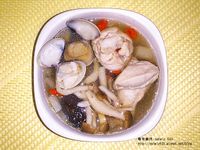 鮮菇蛤蠣雞湯