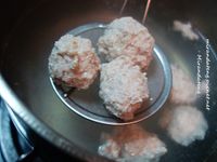 自製油蔥肉丸子(貢丸)