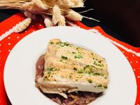 冰火香鮭~紅酒冰淇淋佐香烤鮭魚
