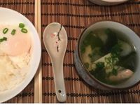 日式早餐之組合《鮭魚味噌海帶湯》
