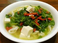 翡翠豆腐羹麵