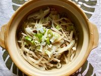 野菇炊飯-糙米電鍋版