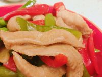 甜豆炒豬頸肉