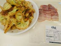 橙皮燻肉大盆花菜