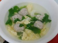 自製丸子蛋花湯