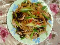 榨菜炒肉絲
