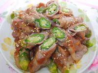 香桔秋葵肉捲
