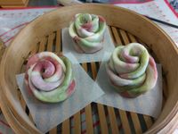 玫瑰花饅頭