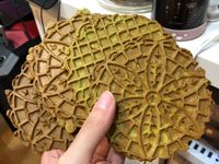 抹茶蕾絲餅