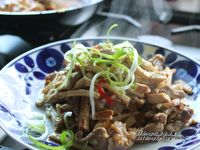 豆干炒肉絲