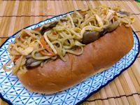 舞菇炒麵麵包【好菇道親子食光】